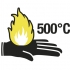 Rękawice robocze spawalnicze odporne na przecięcie i ciepło 500°C TERK500